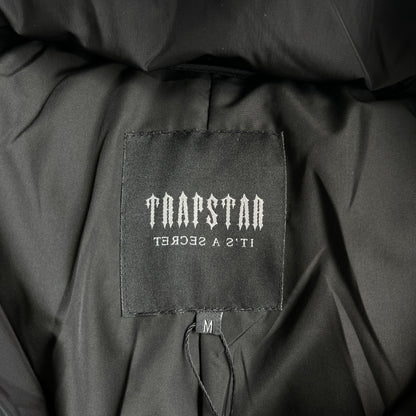 Trapstar Womens Irongate Detachable Hooded Puffer Jacket Black