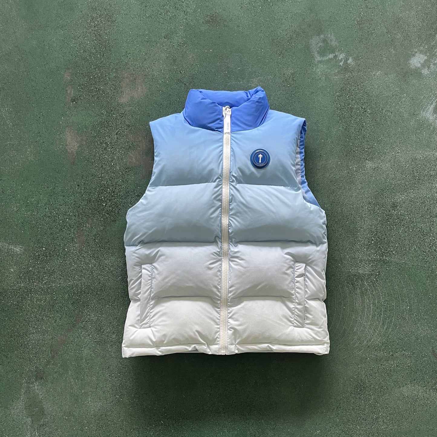 Trapstar Irongate Badge Vest Ice Blue