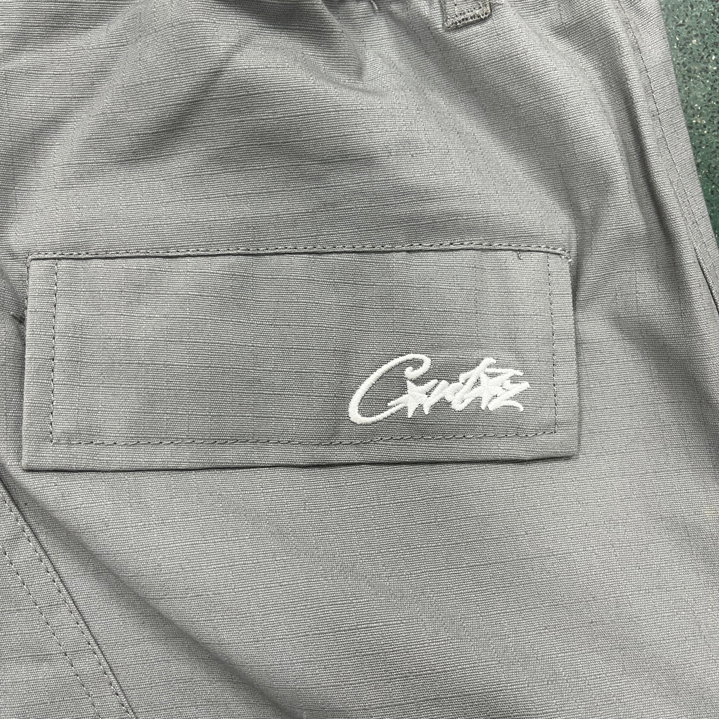 Corteiz Stone Grey Cargos