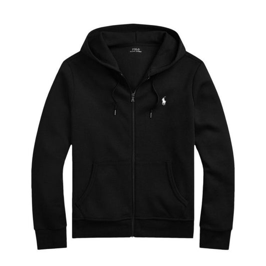 Polo Ralph Lauren Long-Sleeve Full Zip Hoodie 'Black'