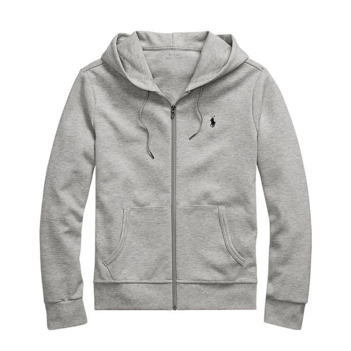 Polo Ralph Lauren Long-Sleeve Full Zip Hoodie 'Light Sport Heather'