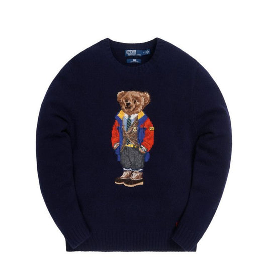 Kith x Polo Ralph Lauren Outdoor Bear Crewneck 'Navy'