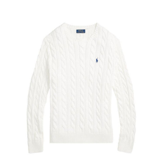 Polo Ralph Lauren Cable Knit Jumper 'White'