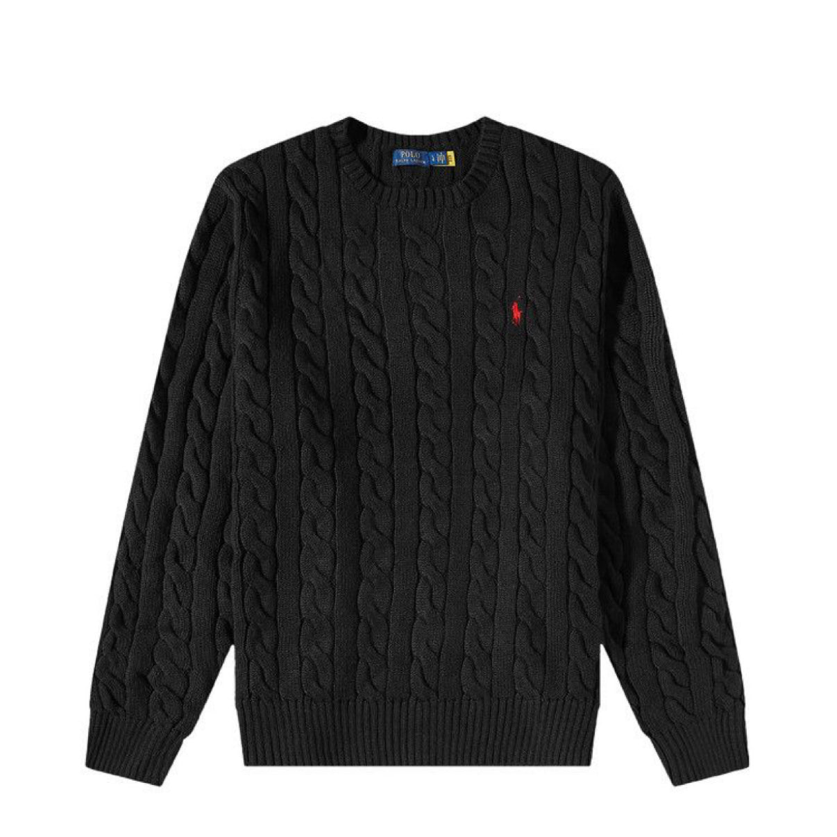 Polo Ralph Lauren Cable-Knit Sweater 'Black'