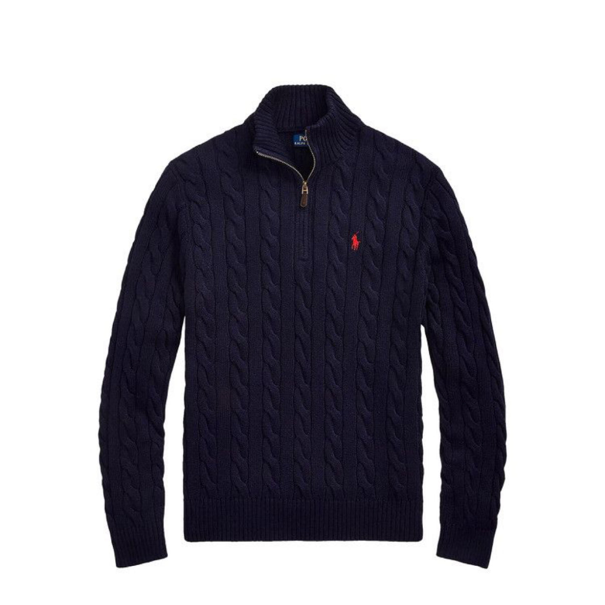 Polo Ralph Lauren Long-Sleeve Zip Sweater 'Hunter Navy'