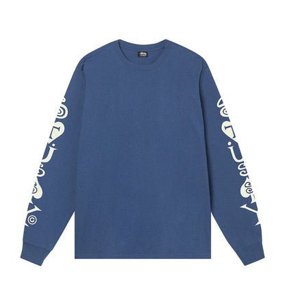 Stussy Hearts And Spades Long-Sleeve Tee 'Midnight'