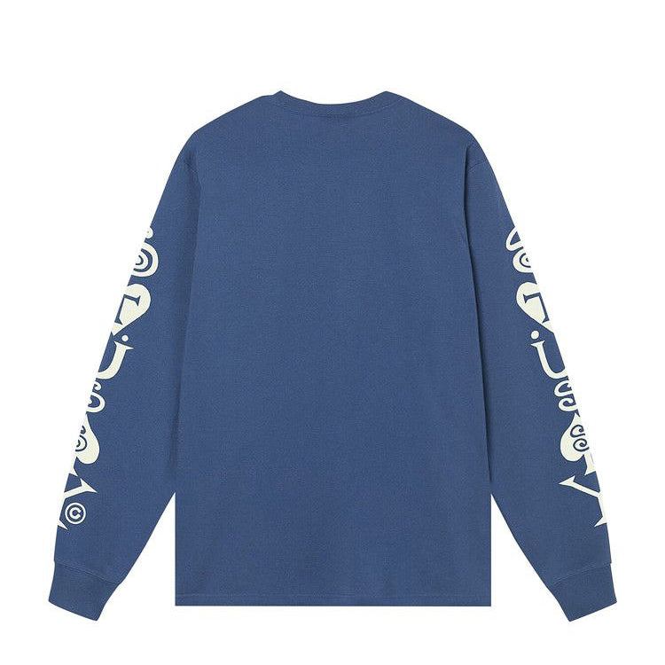 Stussy Hearts And Spades Long-Sleeve Tee 'Midnight'