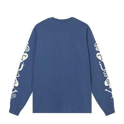 Stussy Hearts And Spades Long-Sleeve Tee 'Midnight'