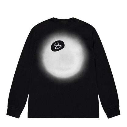 Stussy 8 Ball Fade Long-Sleeve Tee 'Black'