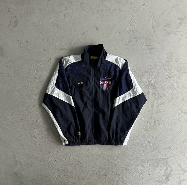 Corteiz Francais Shuku Tracksuit Navy White