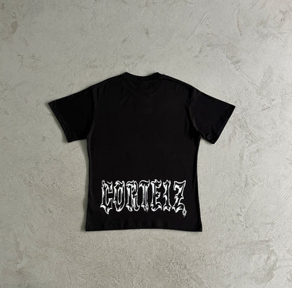 Corteiz Gothic Tee Black