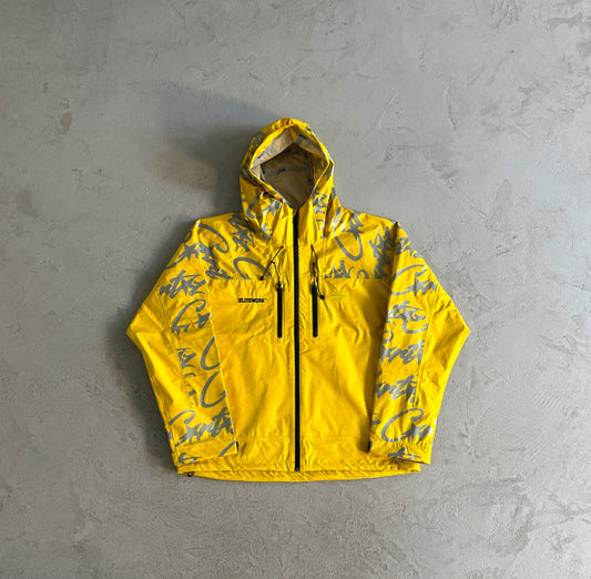 Corteiz Elitework Waterproof Shell Jacket Yellow