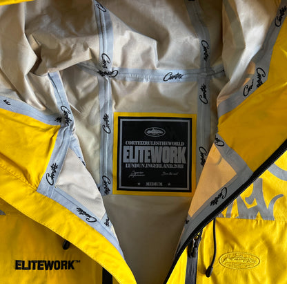 Corteiz Elitework Waterproof Shell Jacket Yellow