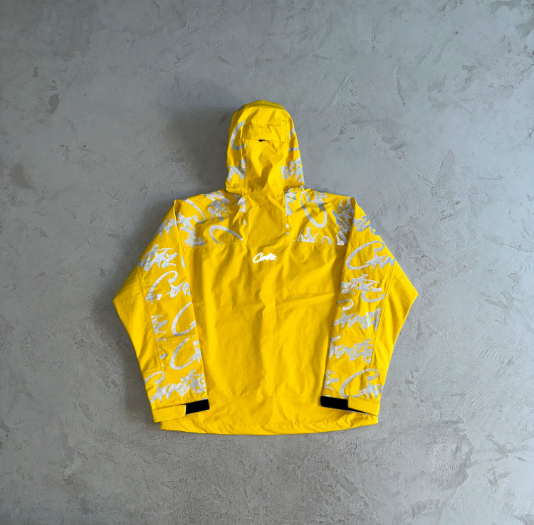 Corteiz Elitework Waterproof Shell Jacket Yellow