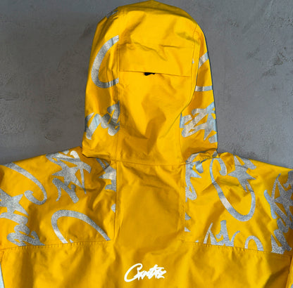 Corteiz Elitework Waterproof Shell Jacket Yellow