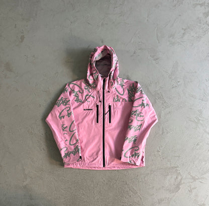 Corteiz Elitework Waterproof Shell Jacket Pink