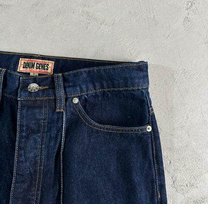 Corteiz C-Star Stitch-Down Jeans Dark Wash