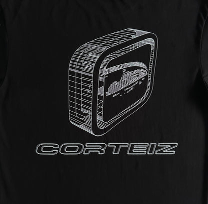 Corteiz Blueprint Tee Black