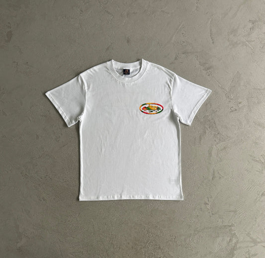 Corteiz Sunset Tee White