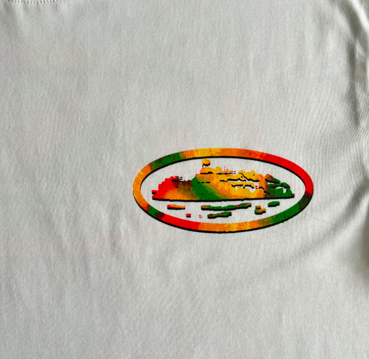 Corteiz Sunset Tee White