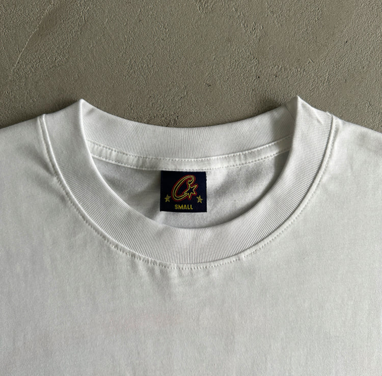 Corteiz Sunset Tee White