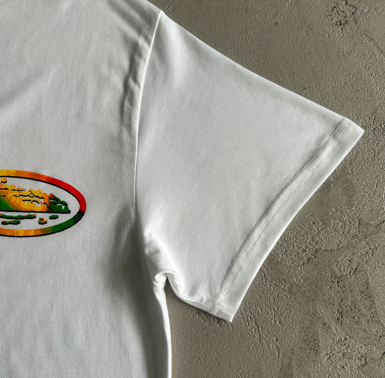 Corteiz Sunset Tee White