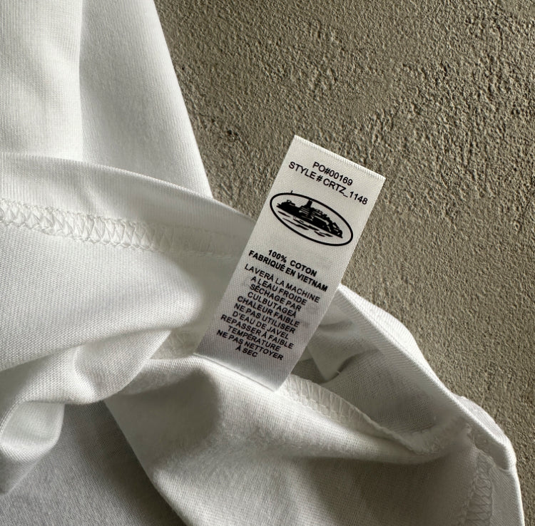 Corteiz Sunset Tee White