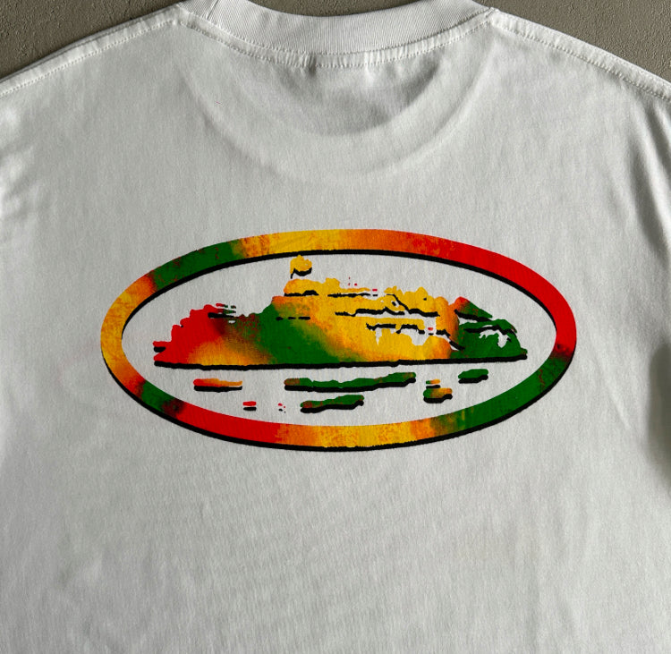 Corteiz Sunset Tee White