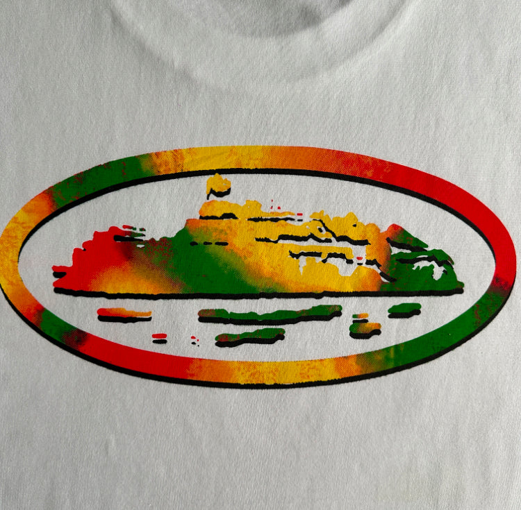 Corteiz Sunset Tee White