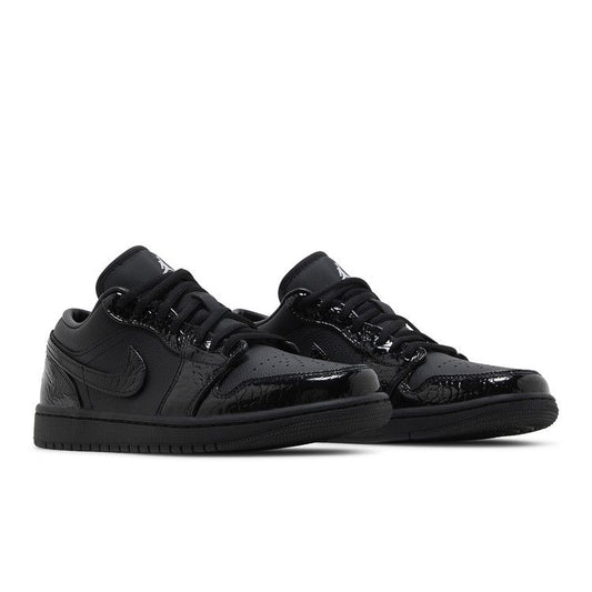 Wmns Air Jordan 1 Low SE 'Black Croc'