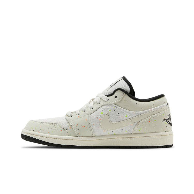 Air Jordan 1 Low 'Brushstroke Swoosh - Paint Splatter'