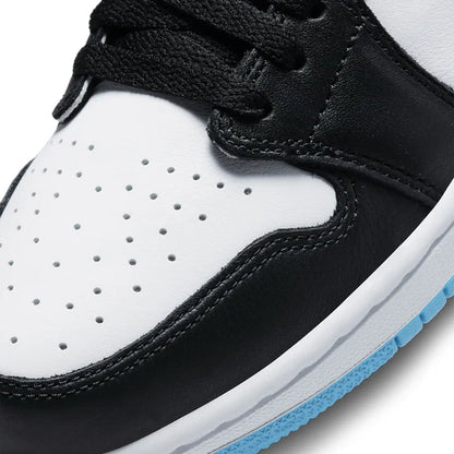 Air Jordan 1 Low Black Dark Powder Blue (W) - The Sneaker Dept