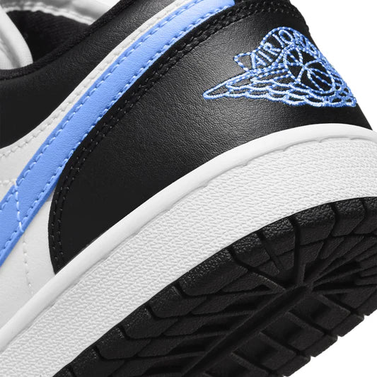 Air Jordan 1 Low Black University Blue White (W) - The Sneaker Dept