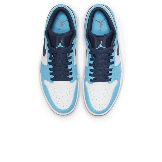 Air Jordan 1 Low UNC University Blue Black - The Sneaker Dept