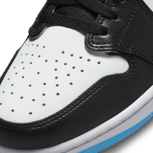 Air Jordan 1 Low Vintage OG Black Dark Powder Blue - The Sneaker Dept