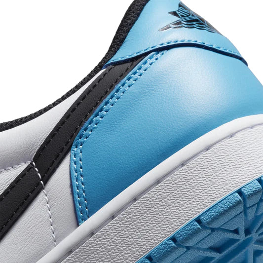 Air Jordan 1 Low Vintage OG Black Dark Powder Blue - The Sneaker Dept