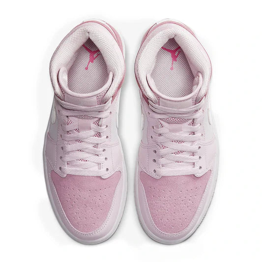 Air Jordan 1 Mid Digital Pink (W) - The Sneaker Dept