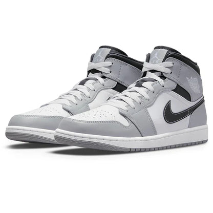 Air Jordan 1 Mid Light Smoke Grey Anthracite - The Sneaker Dept