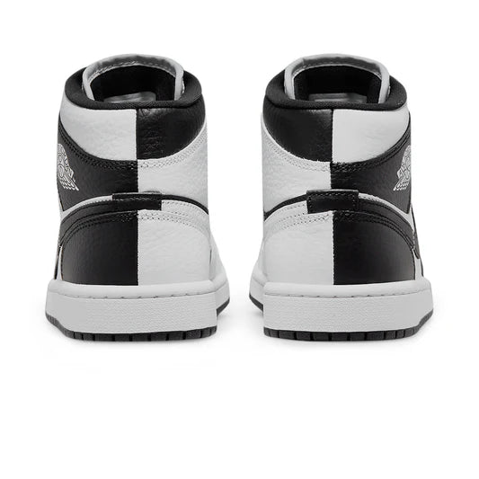 Air Jordan 1 Mid Split Black White (W) - The Sneaker Dept