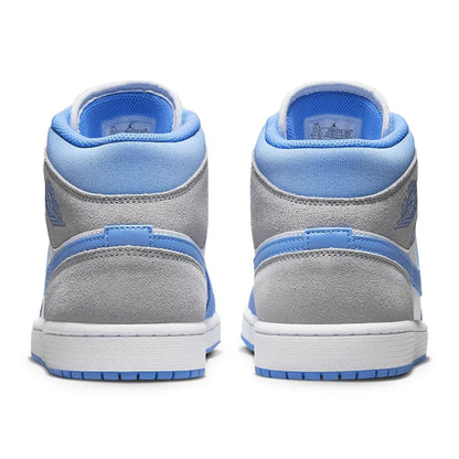 Air Jordan 1 Mid University Blue Grey - The Sneaker Dept