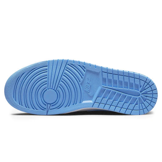 Air Jordan 1 Mid University Blue Grey - The Sneaker Dept