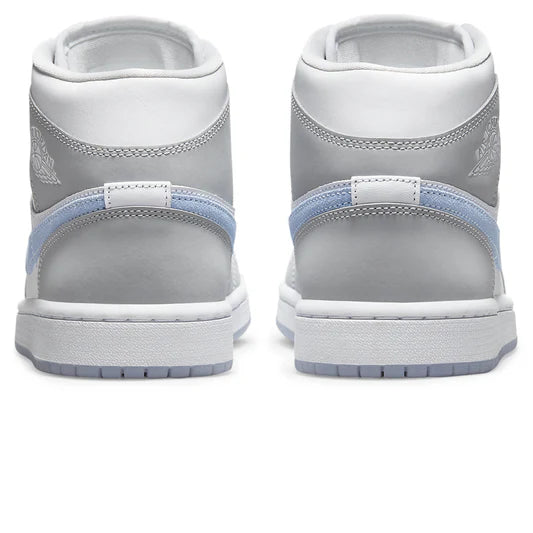 Air Jordan 1 Mid Wolf Grey Blue (W) - The Sneaker Dept