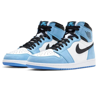 Air Jordan 1 Retro High White UNC University Blue Black - The Sneaker Dept