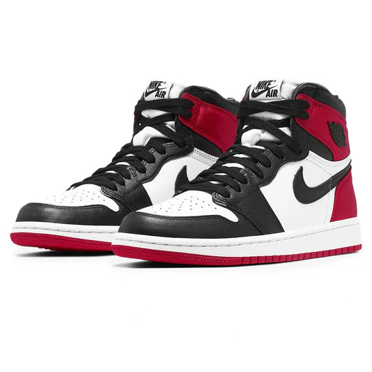 Air Jordan 1 Retro High Satin Black Toe (W) - The Sneaker Dept