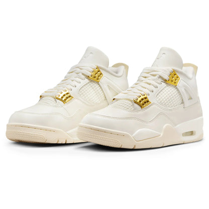 Air Jordan 4 Retro Sail Metallic Gold (W) - The Sneaker Dept