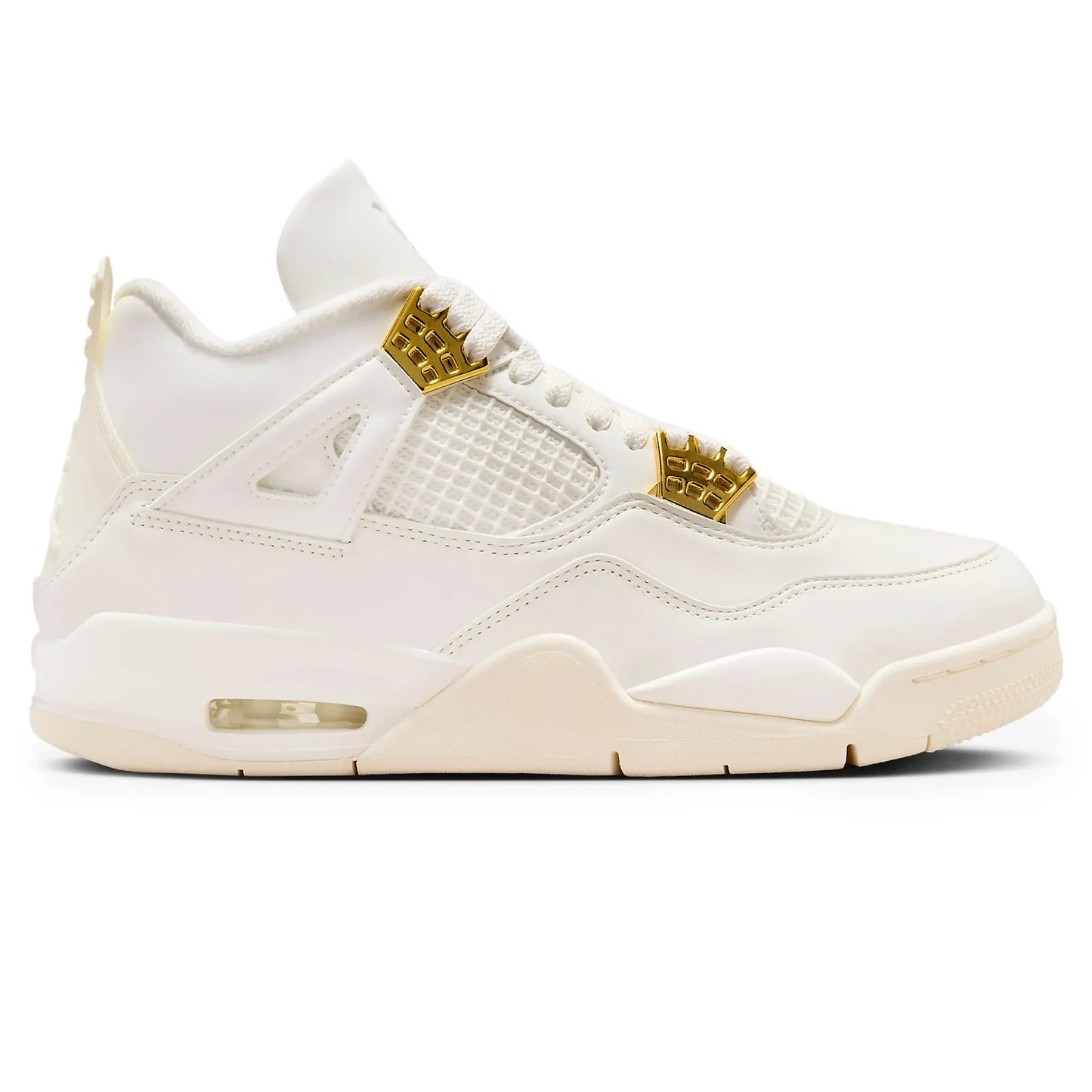 Air Jordan 4 Retro Sail Metallic Gold (W) - The Sneaker Dept