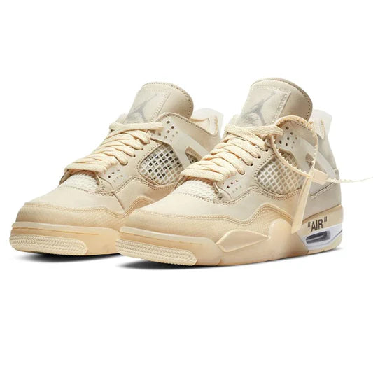 Air Jordan 4 x Off White Sail (W) - The Sneaker Dept