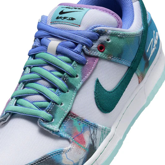 Futura Laboratories x Nike SB Dunk Low Bleached Aqua - The Sneaker Dept