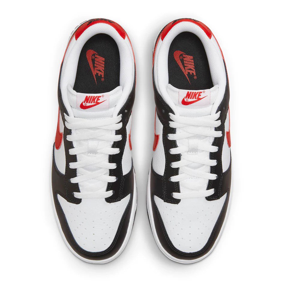 Nike Dunk Low Retro Red Swoosh Panda - The Sneaker Dept