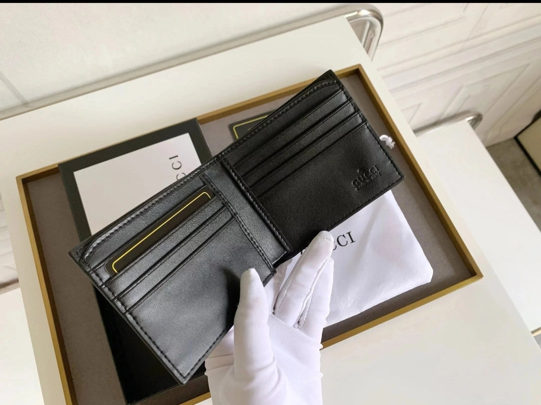 Gucci Kingsnake Wallet GG Supreme Black